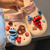 3D Shoe Charms Cute Frog Astronaut Shoe Decoration Kawaii Bees Garden clogs Sandal Accessories Kids Gift
