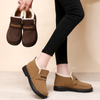 Womens Loafers Chunky plush Heel Loafers Shoes Comfort Slip On Women Vintage House Shoes Indoor Outdoor Memory Foam Ladies Loafers Warm 
