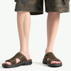 Sandals for Men Leather Slip on Mens Sandals Outdoor Men's Beach Slide Slippers