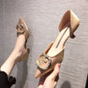 Wedding hi Autumn Patent Leather Concise Women's Shoes Pointed Toe Sandal Office High Heels Pumps Sexy Party 