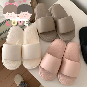 Soft Sole Bathroom Non-slip Slippers Men Flip Flops Soft Comfortable Slippers for Women Couples Home Indoor Slides