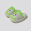 Child Kawaii Blue Cartoon Clogs Summer Kids Lovely Dinosaur Outdoor Garden Shoes Cute Boys 