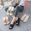  fashion all-in-one high-heeled mid-heel slippers women wear thick soles network red ins Korean non-slip sandals women