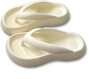 Cloud Comfy Flip Flops for Women Lightweight Thicken Sole Pillow Slippers Cute Cushioned Slippers Soft Foam 