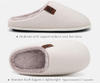 Cozy Warm House Shoes, Rubber Sole, Slip-On for Men and Women, Sizes 4-15
