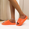 Pillow Slippers Slides for Women and Men, EVA Comfort Super Soft Quick Drying Rubber Shower Cloud Slides, Lightweight Spa Massage Summer Sandals for Adult Couples Indoor and Outdoor