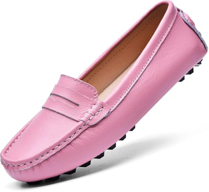 Women's Genuine Leather Penny Loafers Classic Driving Moccasins Casual Slip On Comfort Women Loafer Shoes