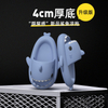 Men's Women's Shark Slides Cloud Slippers Summer Novelty Sandals Anti-Slip Beach Pool Shower Cushioned Thick Sole