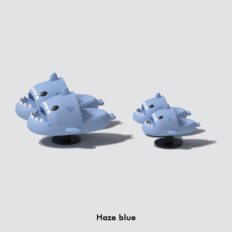 Women Men Summer Beach Shark Slippers Top Fins Charms Cartoon Pvc Cheese Clogs Charms Accessories Shoe Buckle Decoration