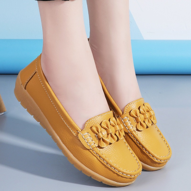 Women's Summer Footwear Slip On Female Ballet Flats Sneakers Elegant Comfortable White Nurse Shoes Ladies Loafers