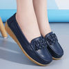 Womens Casual Comfortable Genuine Leather Lightweight Driving Moccasins Classic Fashion Penny Ladies Driving Loafer Flat Shoes
