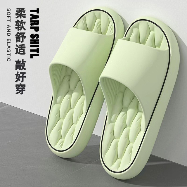 Bathroom Slippers With Leaky Soles shower Women Summer beach Soft Slippers spa Home Non-slip Cloud Slippers