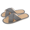 Indoor Home Breathable Women Men Flats Slides Linen Couples Anti-slip Shoes Sandals Shoes Comfortable 