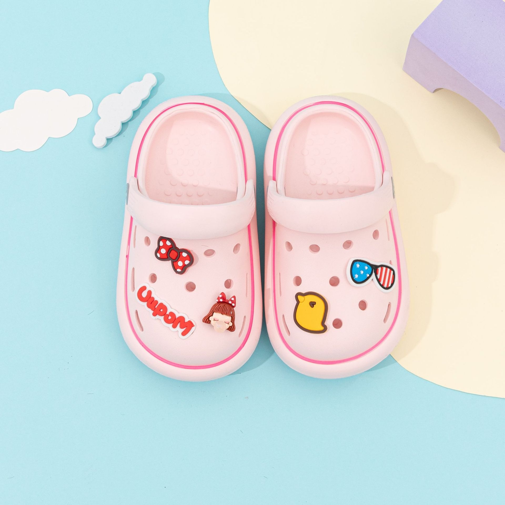 Lovely Children Slippers,Children Slippers For Summer,Cartoon Bow Children Slippers,Soft Children Slippers,Anti-slip Children Slippers