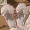 Sweet Bow Wholesale Four Seasons Linen Slippers Home Soft Flooring Slippers Women's Summer 