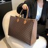 square Luxury Women Handbags Letter Shoulder Bags Female PU Shopper 