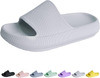 Cloud Slides for Kids丨Shower Slippers Bathroom Pool Sandals丨Boys Girls Comfy Thick Sole Slippers丨Summer Non-Slip Beach Shoes