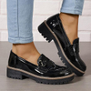 Womens Loafers Comfortable Platform Penny Loafer Chunky Heel Business Casual Dress Shoes 2025 Fashion Leather Women's Loafers & Slip-ons