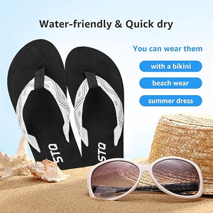 Womens Quick Dry Flip Flops丨Arch Support Thong Sandals