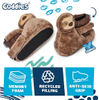 Little animals cute soft thick cotton winter bathroom warm Sloth Slippers Funny Plush Shoes for Men, Women & Kids