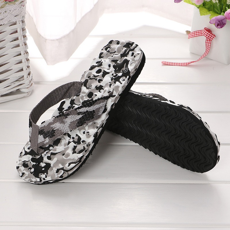 Camouflage Flip Flops Slippers Sandals indoor outdoor Casual Men Non-Slip Beach Shoes