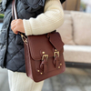Fashion PU Leather Crossbody Handbag Cute Girls Women Shoulder Bags Children Kids Bags