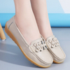 Womens Casual Comfortable Genuine Leather Lightweight Driving Moccasins Classic Fashion Penny Ladies Driving Loafer Flat Shoes