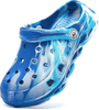 Kid's Tie Dye Clogs Garden Shoes Cartoon Slides Toddler Sandals Beach Slipper Girls Boys