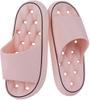 Quick Drying Shower Shoes Men Lightweight Shower Slippers with Drain Hole Soft Women Bathroom Slippers for Gym, Spa, Pool Anti-Slip Shower Shors Home Bathing Slipper Sandals