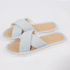 Indoor Home Breathable Women Men Flats Slides Linen Couples Anti-slip Shoes Sandals Shoes Comfortable 