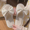 Sweet Bow Wholesale Four Seasons Linen Slippers Home Soft Flooring Slippers Women's Summer 