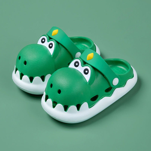 3D Dinosaur Toddler Little Girls Boys Clogs Cute Cartoon Garden Slippers Children Summer Pool Beach Shoes
