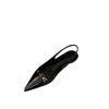 Outdoor spring and summer Korean style rhinestone buckle high heels pointed toe stiletto sexy sandals