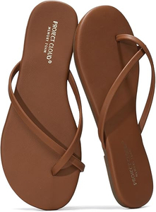 Cloud Flip Flops for Women Footwear - Memory Foam and Lightweight Beach Essentials Flat Sandals Comfortable Non-Slip Summer Sandals for Women 2025