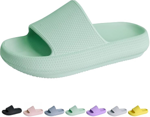 Cloud Slides for Kids丨Shower Slippers Bathroom Pool Sandals丨Boys Girls Comfy Thick Sole Slippers丨Summer Non-Slip Beach Shoes