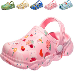 Kids Clogs Boys Girls Toddler Dinosaur Slip on Slide Garden Shoes Cartoon Beach Pool Kids Clog Sandals Slippers Water Clogs