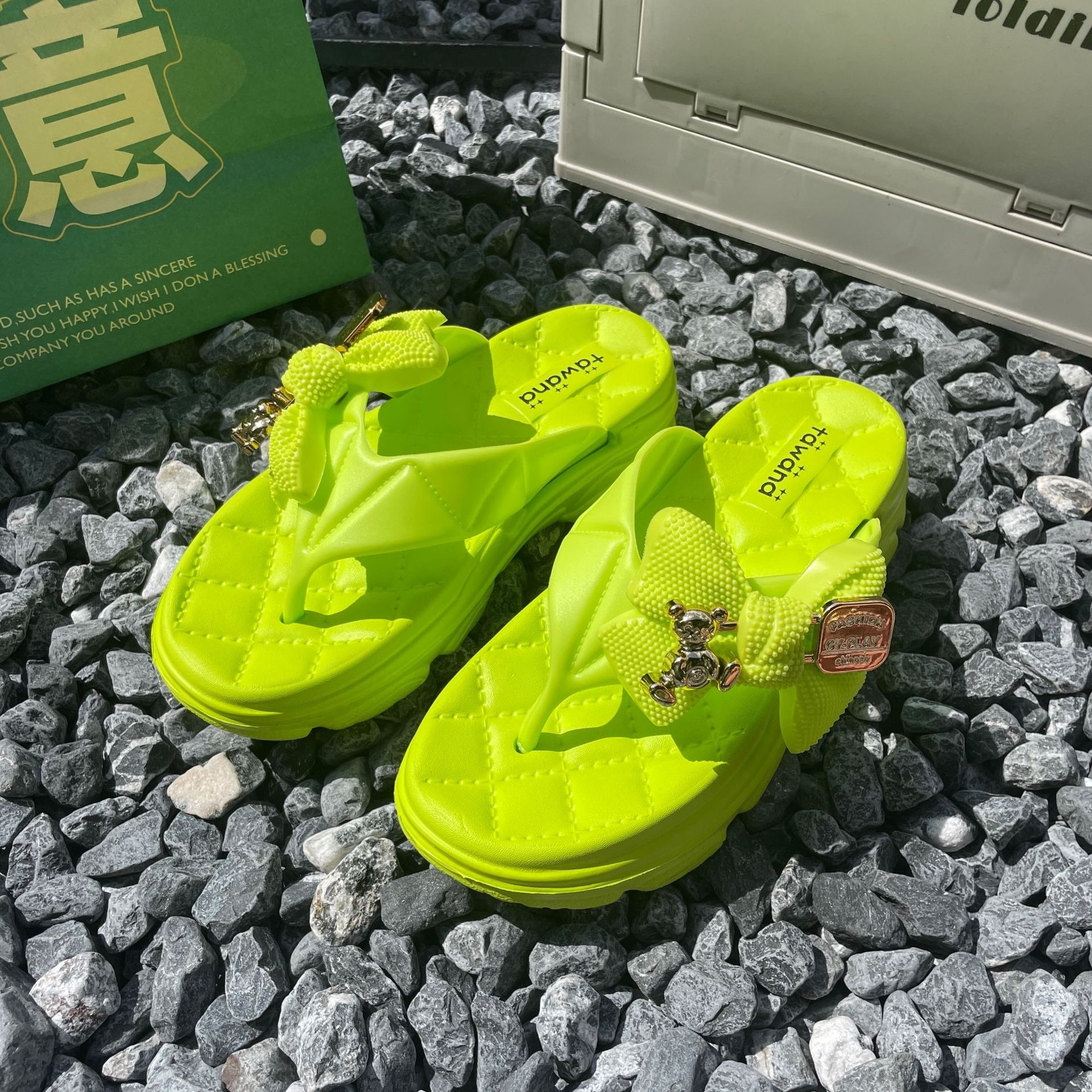 Women Summer Slippers Sand Beach Flip Flops Female Platform Slipper Outdoor Slides Seaside Sandals