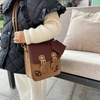 Fashion PU Leather Crossbody Handbag Cute Girls Women Shoulder Bags Children Kids Bags