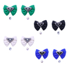 1pcs Bowknot Clog Charms Green Blue White Black Bow PVC Shoe Accessories Decorations for Couples Kids Gifts