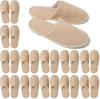 SPA Guest Slippers, 6/12 Pairs Reusable Washable Unisex Spa Slippers for Hotel Bedroom Wedding Party Travel