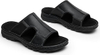 Sandals for Men Leather Slip on Mens Sandals Outdoor Men's Beach Slide Slippers