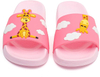 Toddler Little Kids Dinosaur Beach/Pool/Shower Slides/Anti-Skid Home Bath Slippers/Cute Summer Outdoor Shoes for Girls and Boys