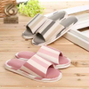 Spring Autumn Home Women Linen Slippers Cute Soft Sole Indoor Slide Bedroom Female Floor 