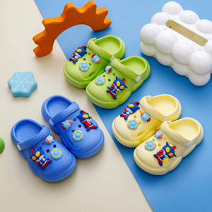 Summer Children Garden Clogs Boys Beach Sandal Kids Lightweight Baby Slippers Breathable Cute Cartoon 