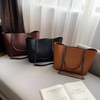 New Autumn and Winter Large Handbag Capacity Soft Leather Shoulder Bag Retro 