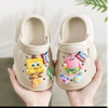 carton Spongebob clogs family slippers for boys and girls EVA non-slip super elastic indoor sandals