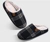 Cozy Warm House Shoes, Rubber Sole, Slip-On for Men and Women, Sizes 4-15