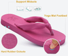Flip Flops for Women with Arch Support Yoga Mat Comfortable Summer Beach Walking Thong Cushion Sandals Slip On Indoor Outdoor