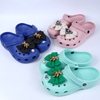 1pcs Bowknot Clog Charms Green Blue White Black Bow PVC Shoe Accessories Decorations for Couples Kids Gifts