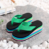 Womens Wedges Flip Flops Summer Thong Beach Sandals Chunky High Platform